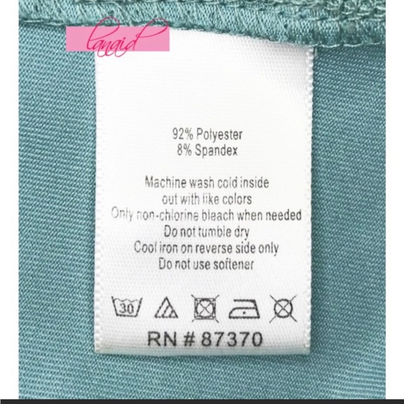 Alo CoolFit Short Sleeve Seafoam Anti-Bacterial Exercise Running Workout Top L - Picture 3 of 5